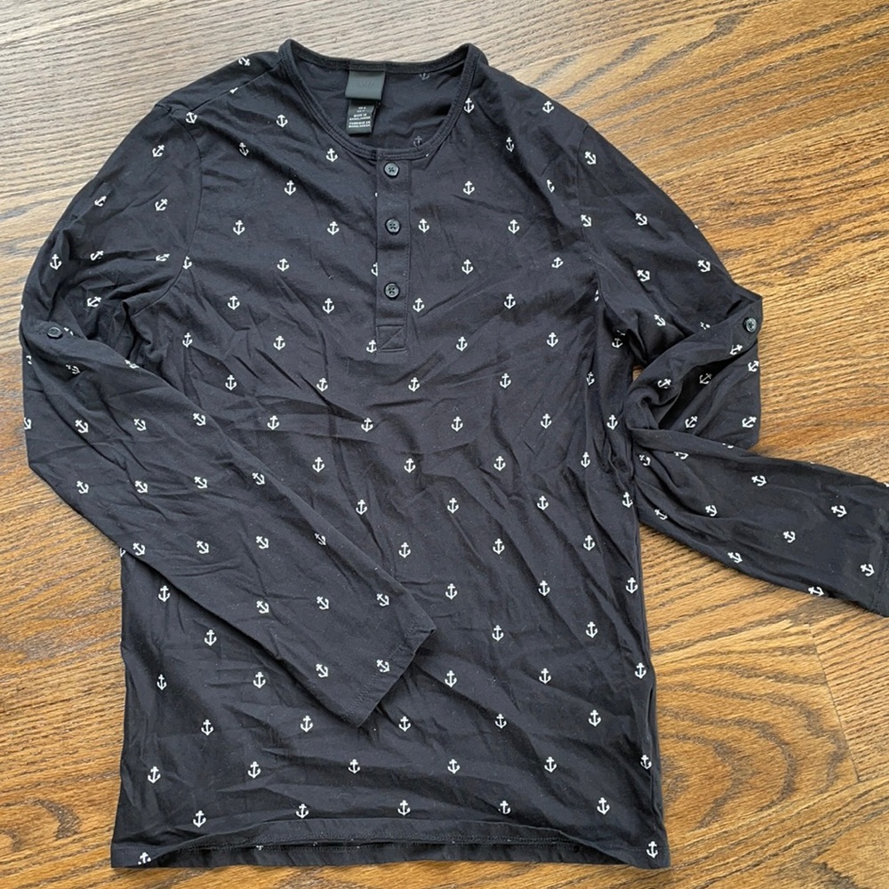 H&M long sleeve t shirt, anchor design